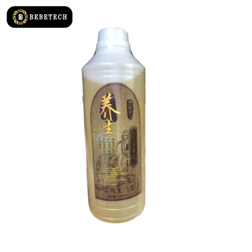 DẦU GỪNG chai lớn 1000ml, dầu nóng vàng giảm béo, massage body, đả thông