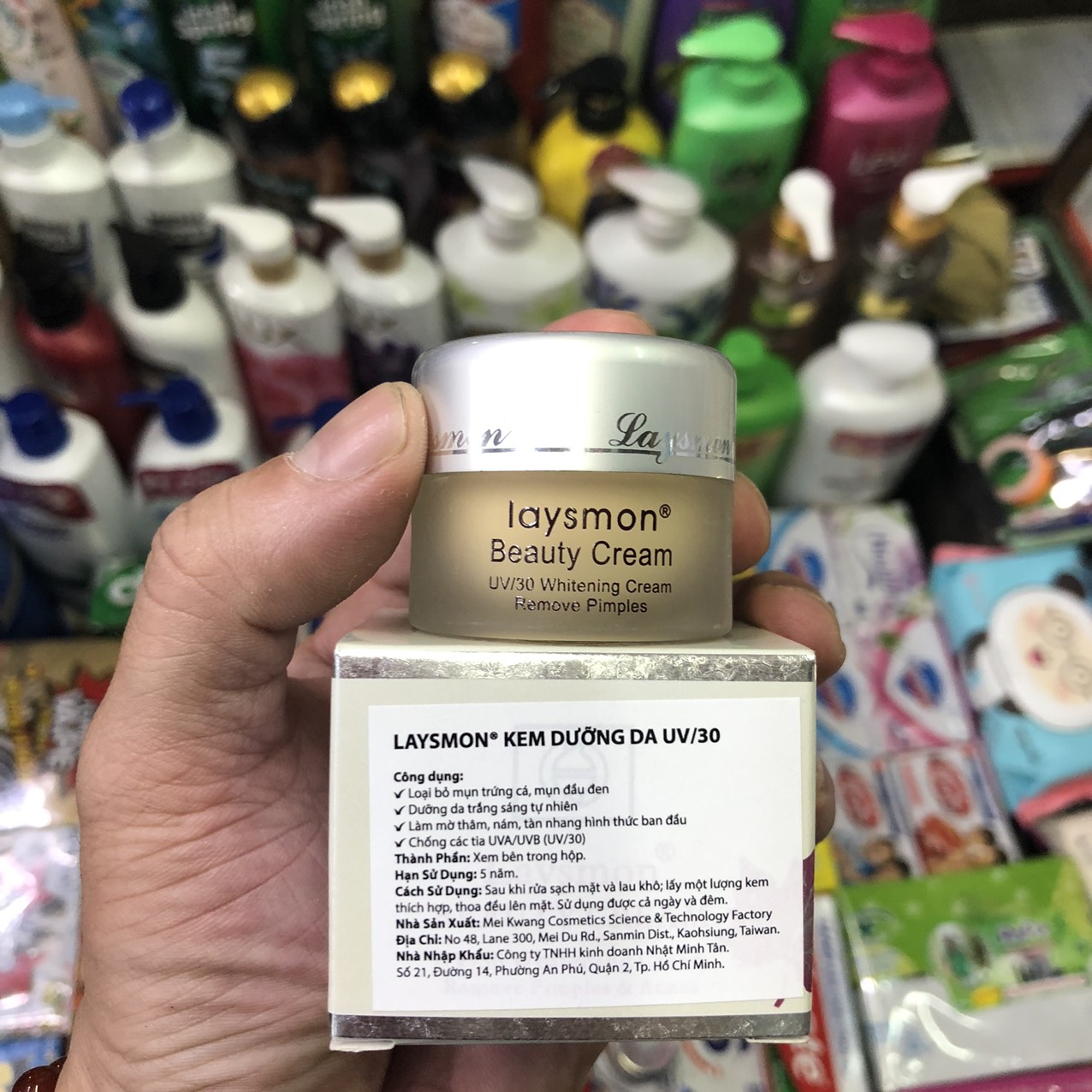 Kem trắng da laysmon 15g