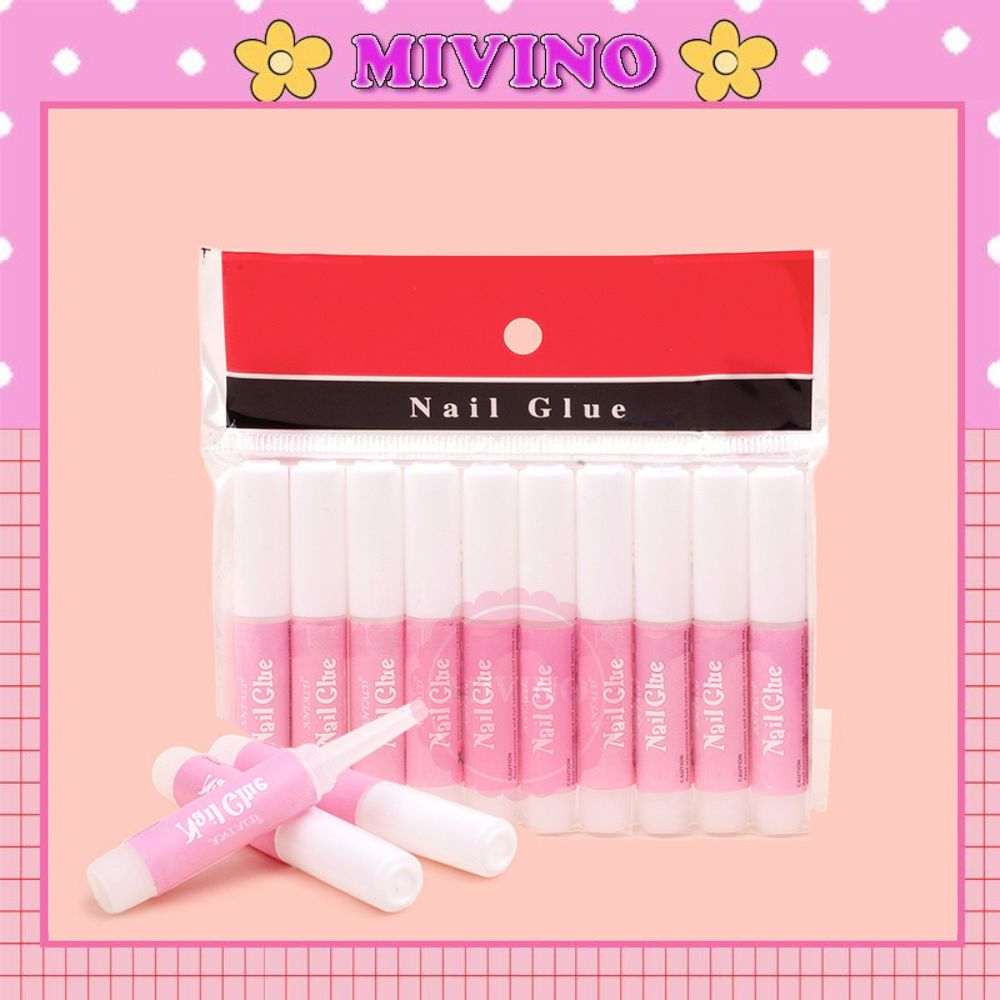 Keo dán móng giả Mivino dán móng tay nail glue dạng tuýp nhỏ 2g KD11