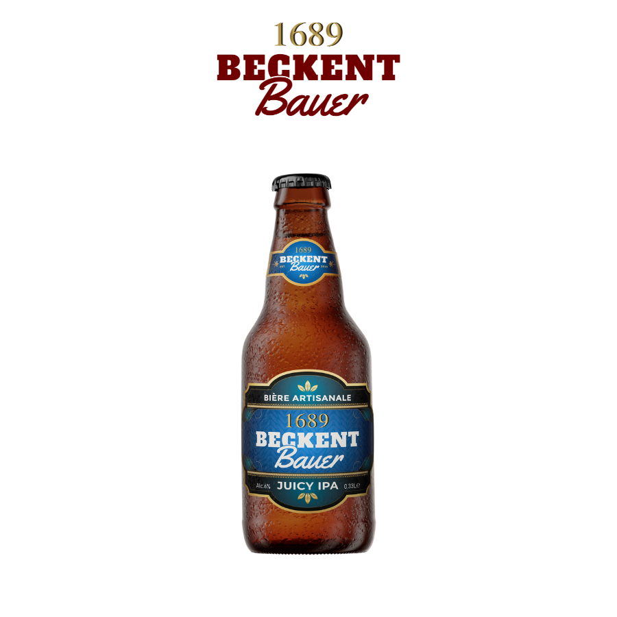 Bia Thủ Công Beckent Bauer Juicy IPA 6% Chai 330ml