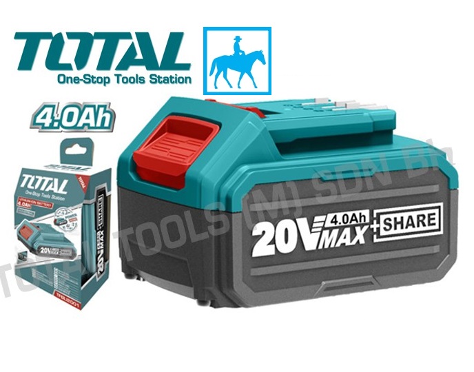 Pin sạc 20v 4.0ah lithium-ion battery total chính hãng tfbli2002