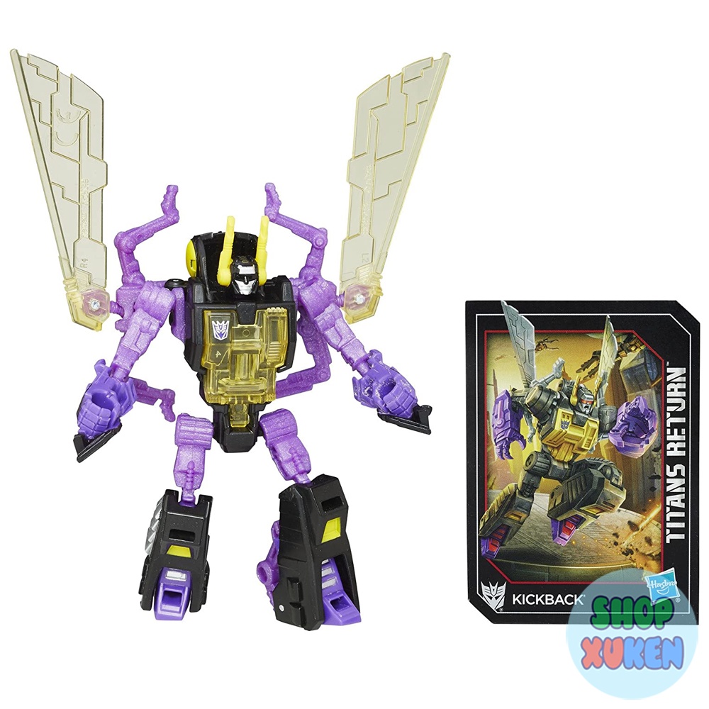 Robot KICKBACK Biến Hình Con Châu Chấu Đồ Chơi Transformers Toys Robots in disguise - Titans Return