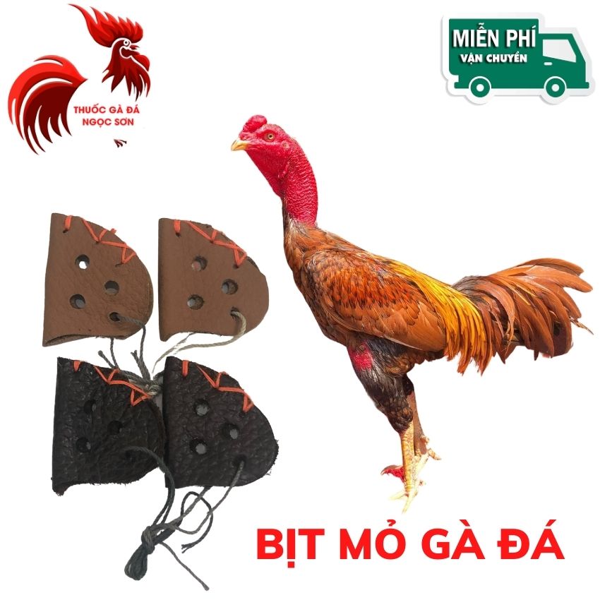 Combo 4 cái bịt mỏ gà da mềm, dễ sử dụng.bền đẹp khi vần gà.