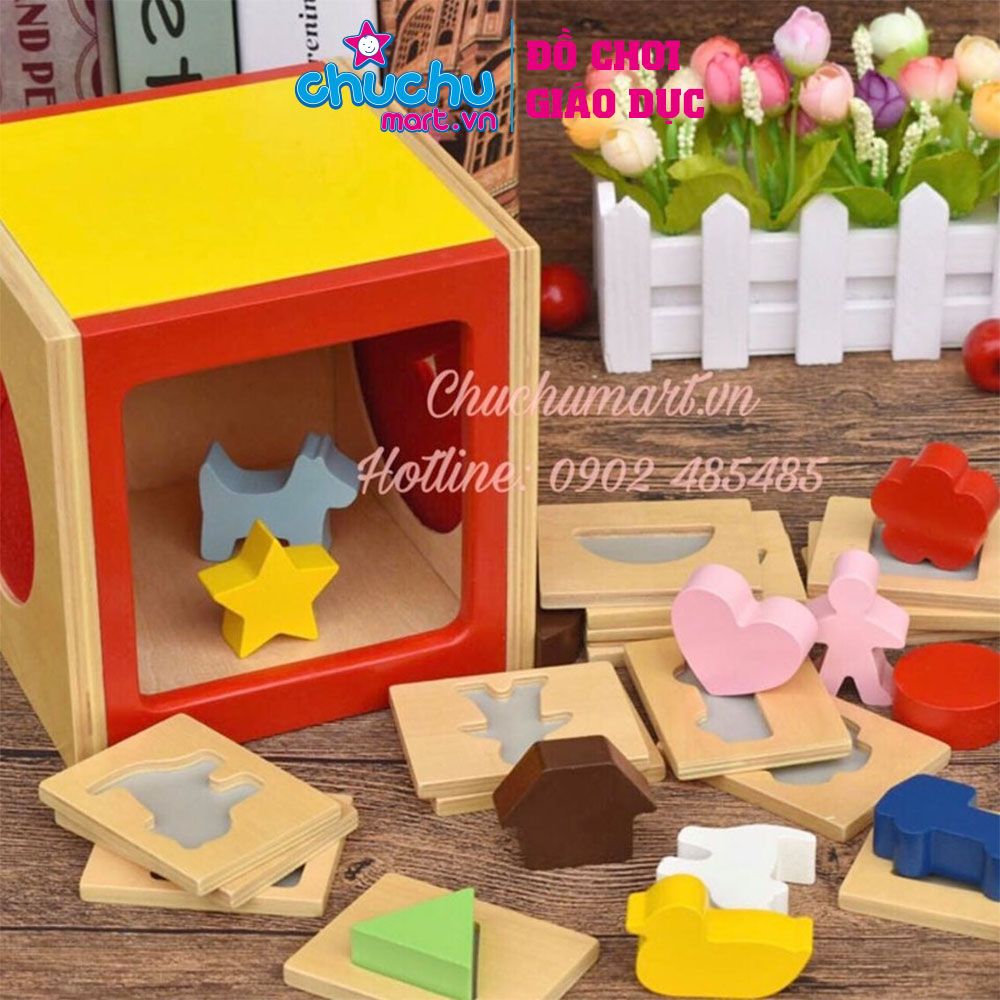 Hộp bí mật gỗ “chạm - nghĩ - đoán” hàng chính hãng Nhật
