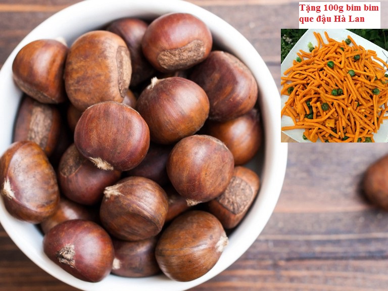 [TẶNG 100G BIM BIM QUE ĐẬU HÀ LAN] Hạt Dẻ tươi loại 1, Hạt Dẻ tươi loại 1 cao cấp