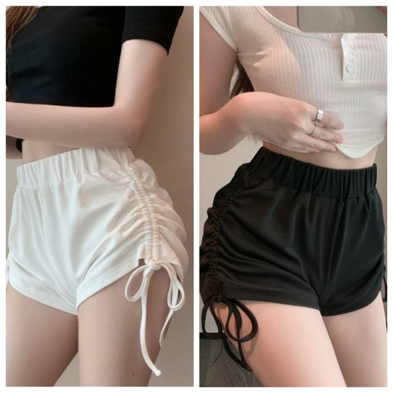 Quần đùi nữ rút dây