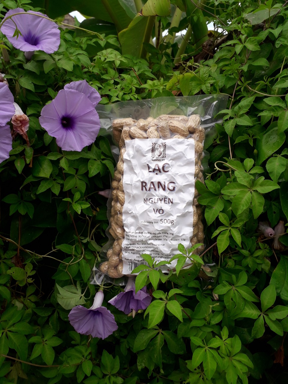 Lạc rang nguyên vỏ Khang Hy 500g