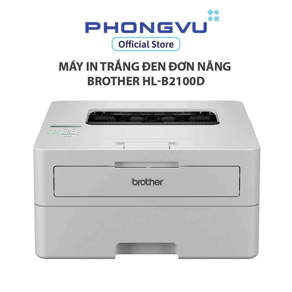 Máy in trắng đen đơn năng Brother HL-B2100D - Bảo hành 24 tháng