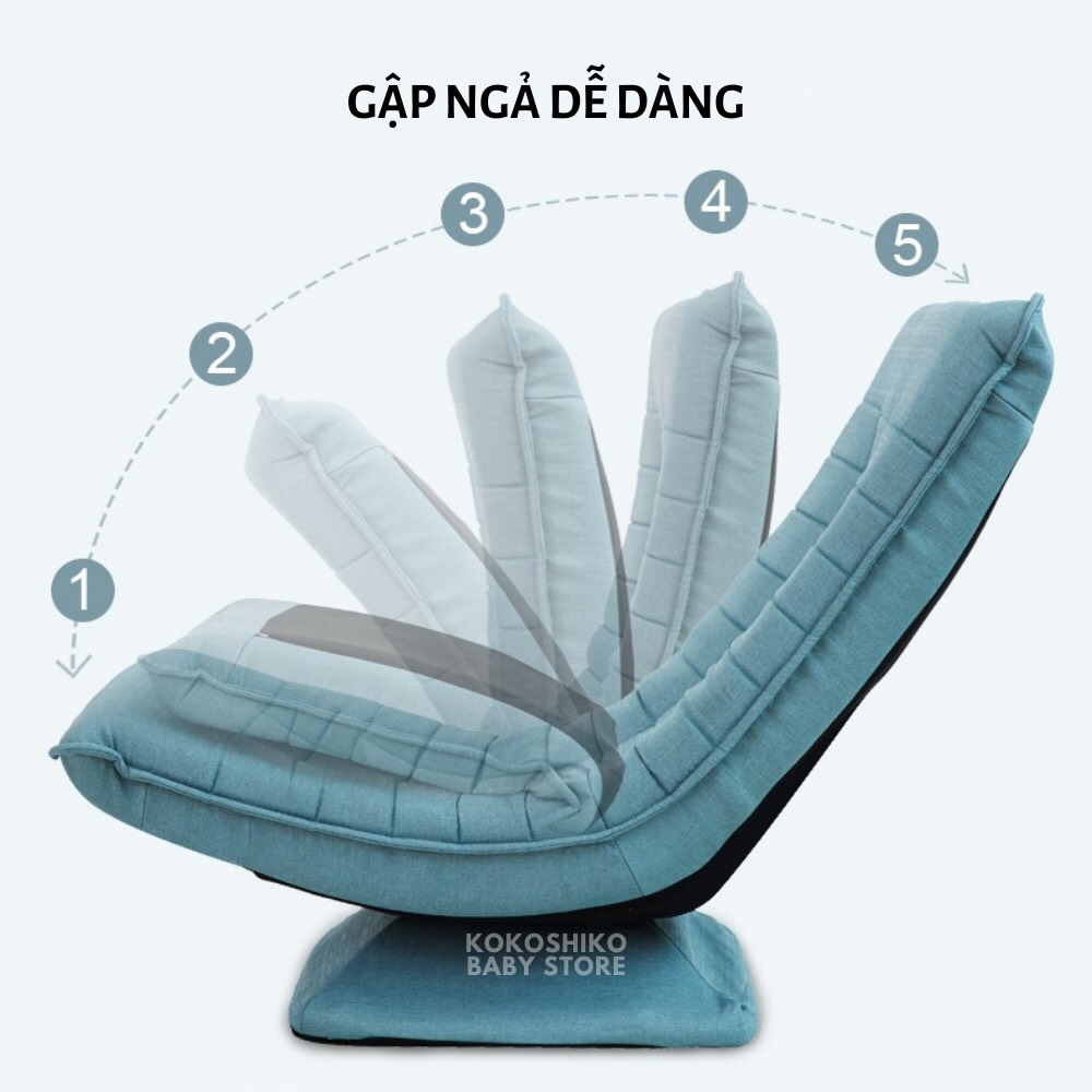 Ghế bệt xoay 360 độ praise x3, ghế đa năng, ghế ngồi, ghế lười, ghế sofa