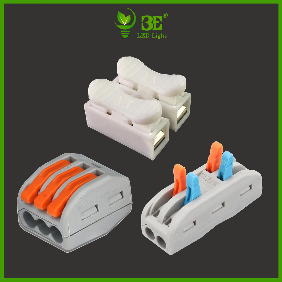 Cút nối dây điện nhanh kv774 / pct, cốt nối dây điện, cos nối điện, đầu nối dây điện pct/ kv774