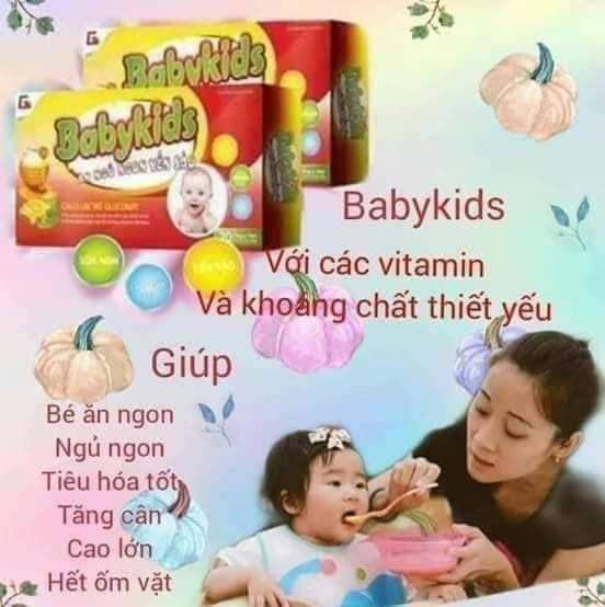 Sirô yến sào Baby Kids cho bé ăn ngủ ngon, nuôi con nhàn tênh - HỘP 20 ống