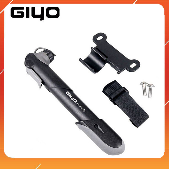 Bơm xe đạp mini ống bơm cầm tay chính hãng Giyo 04s