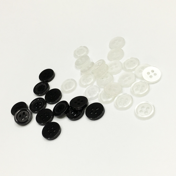 Nút tròn nhựa nhỏ 11mm set 10 cái