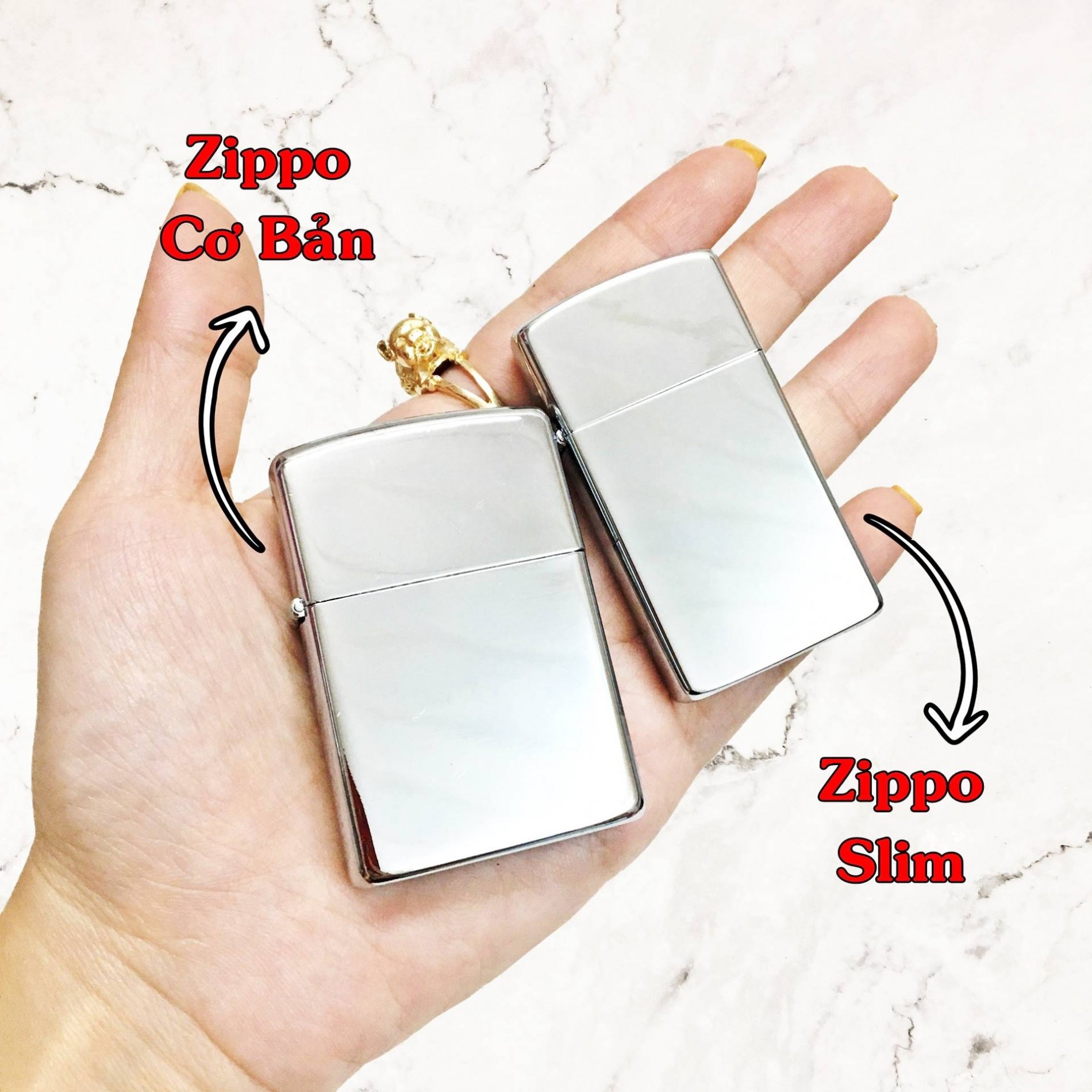 HỘP QUẸT BẬT LỬA ZIPPO SLIM ZORRO TRƠN BÓNG FULL BOX - XÀI XĂNG