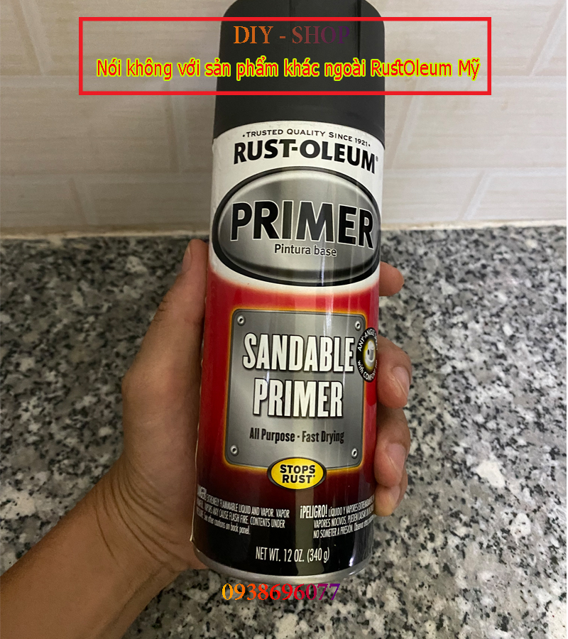 Sơn lót giúp dễ chà nhám - sandable primer