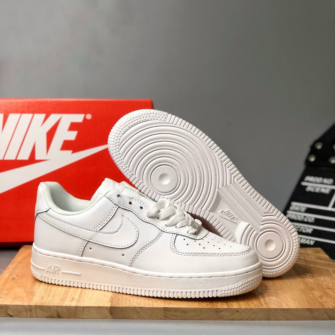 Giày thể thao xsport air force 1 full , giày thể thao af1 trắng phong cách cá tính