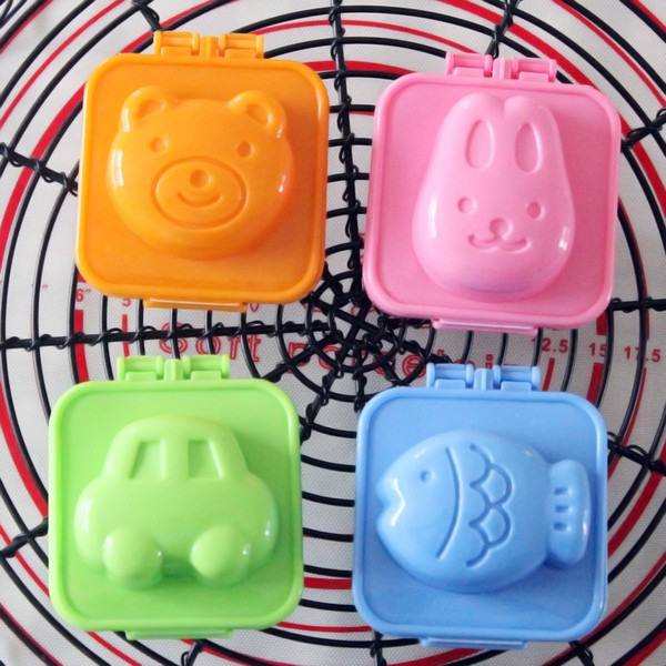 [HÀNG NHẬT NỘI ĐỊA] Set 2 khuôn làm đậu hũ non yến mạch, khuôn Bento tạo hình cơm, trứng, cơm ép cho bé