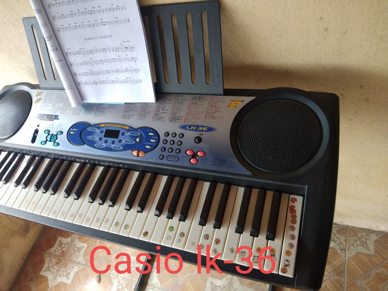 Đàn organ Casio- lk 36.phím sáng đèn