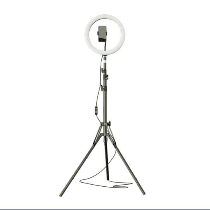 Đèn livestream 26cm 32cm .hỗ trợ ánh sáng chụp ảnh, make up trang điểm. 3 chế độ sáng