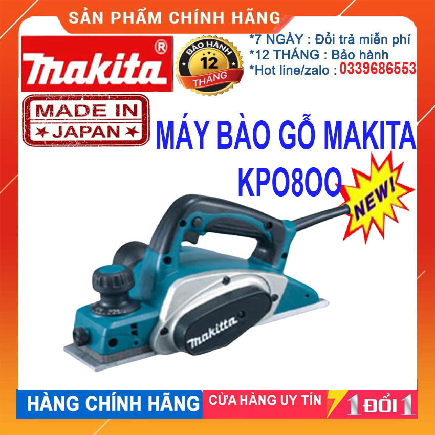 [ GIÁ GỐC - SALE SẬP SÀN ] MÁY BÀO GỖ MAKITA Made in JAPAN.  MÁY BÀO GỖ ĐA NĂNG   GIÚP CHO VIỆC CHẾ TÁC  XỬ LÝ BỀ MẶT GỖ CỦA BẠN DỄ DÀNG HƠN BAO GIỜ HẾT