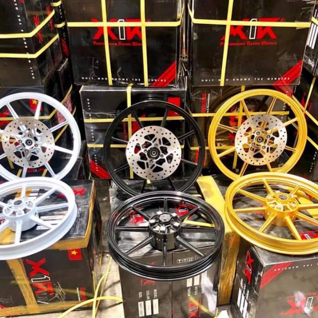 Mâm 8 cây x1r cho exciter 150