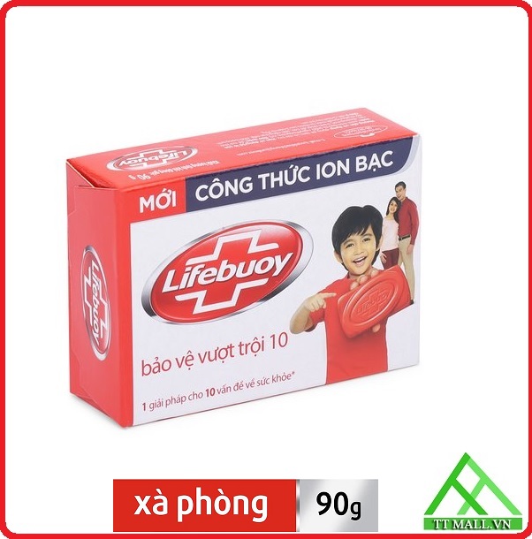 Xà Bông Cục Lifebuoy Bảo Vệ Vượt Trội 90g