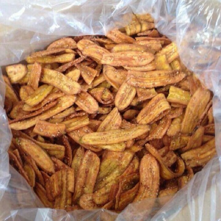 1kg Chuối mè sấy giòn loại ngon