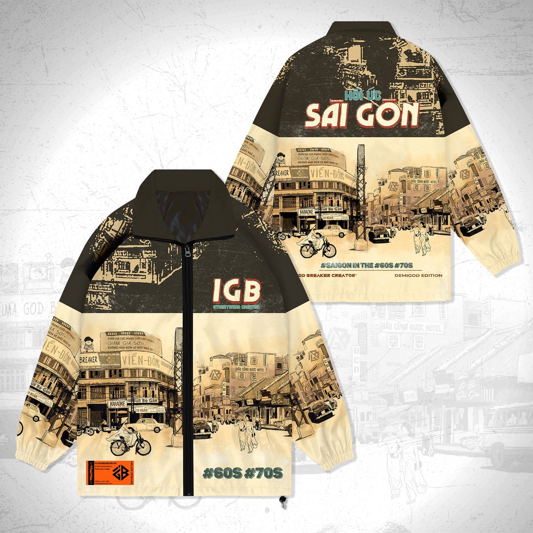 Áo Khoác Unisex SÀI GÒN iMA God Beaker (iGB Sai Gon Jacket)