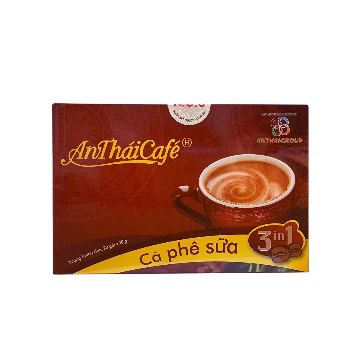 Cà Phê Sữa 3 trong 1 An Thái (Hộp 20 gói x 18gr) - AnTháiCafé