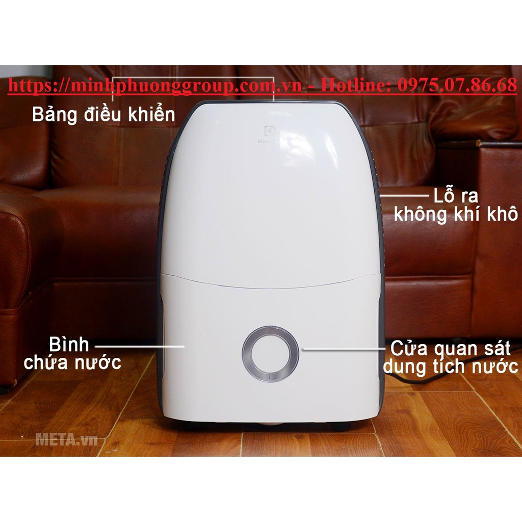 Máy Hút Ẩm 12L Electrolux EDH12SDAW - Bảo hành chính hãng toàn quốc.