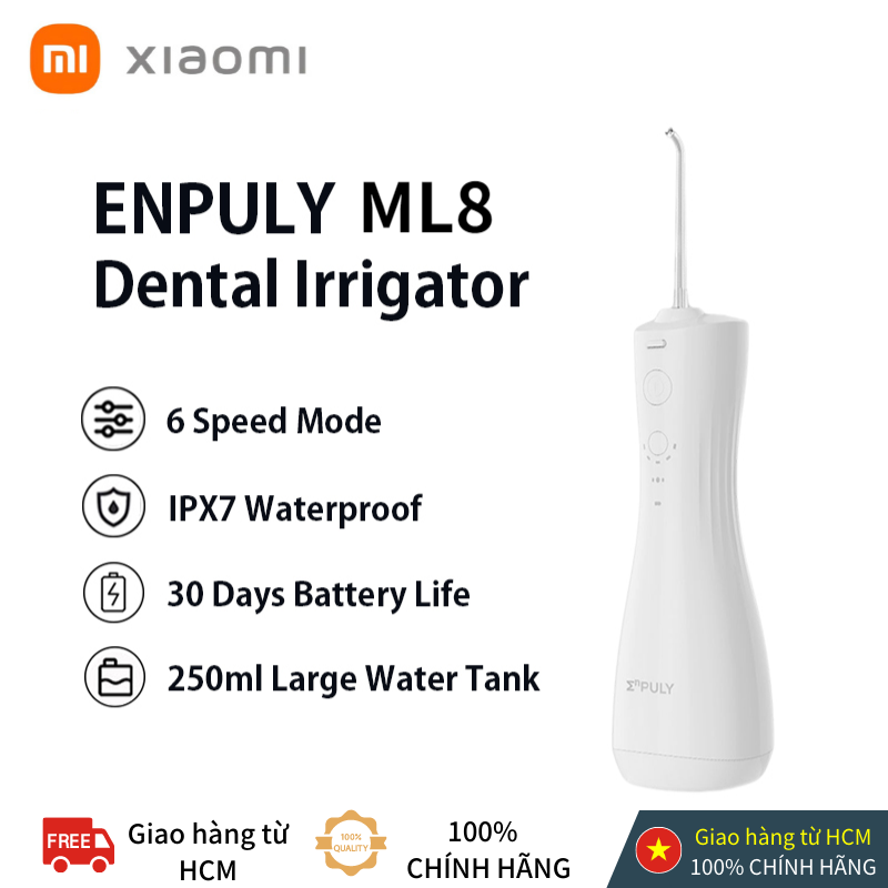 Xiaomi ENPULY ML8 Oral Irrigator Portable Dental Floss Water Flosser