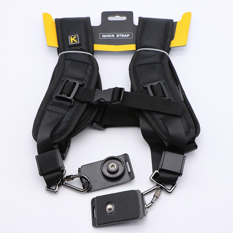 [HCM]Dây máy ảnh thao tác nhanh cho 2 camera- double strap K
