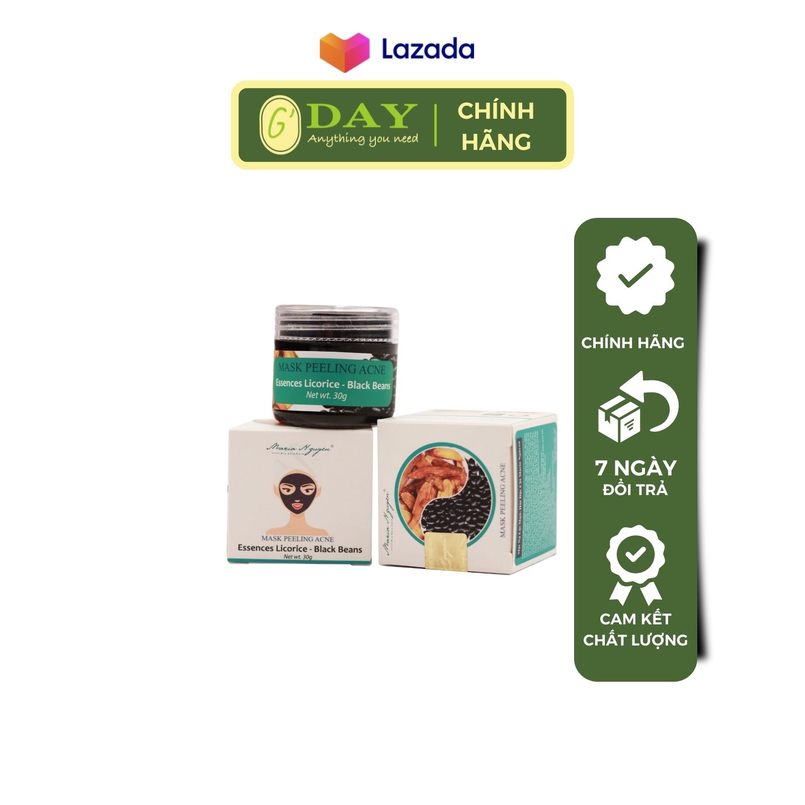 [HCM]Mặt nạ lột mụn hút độc chì Maria Nguyen 30G