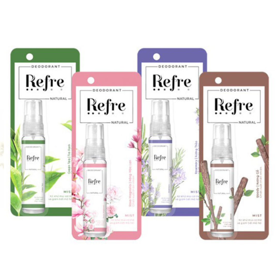 Xịt khử mùi chiết xuất thiên nhiên Refre Whitening Natural