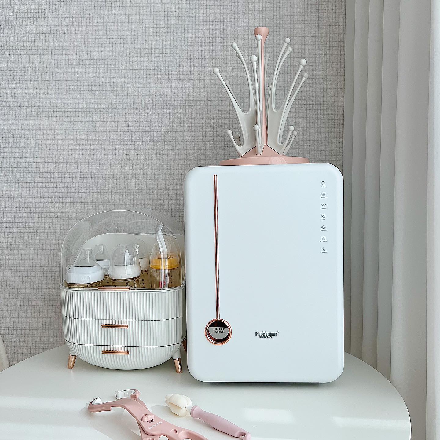 MÁY TIỆT TRÙNG UV SẤY KHÔ BÌNH SỮA HAENIM PREMIUM HÀN QUỐC- PHIÊN BẢN MỚI NHẤT BẢO HÀNH CHÍNH HÃNG 3 NĂM