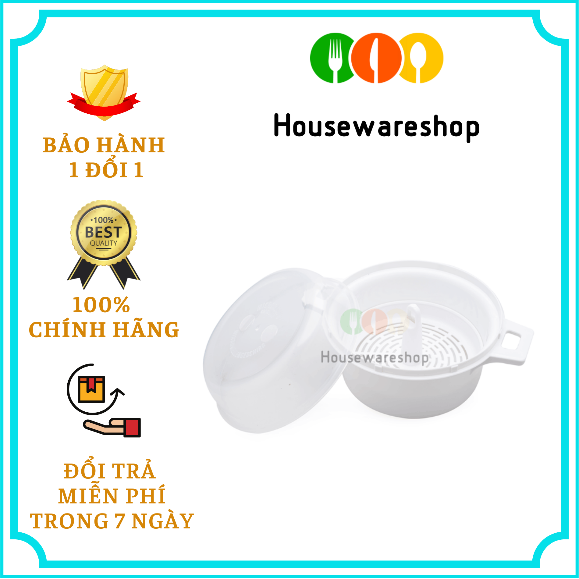 Thố hấp thực phẩm dùng cho lò vi sóng tiện dụng Tashuan TS-325