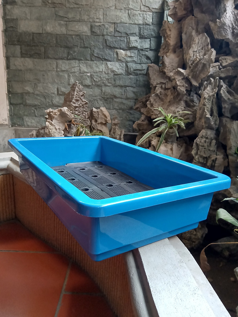 Chậu Trồng Rau Sạch Thông Minh, Trồng Cây Màu Xanh (65cmx42cmx16cm)