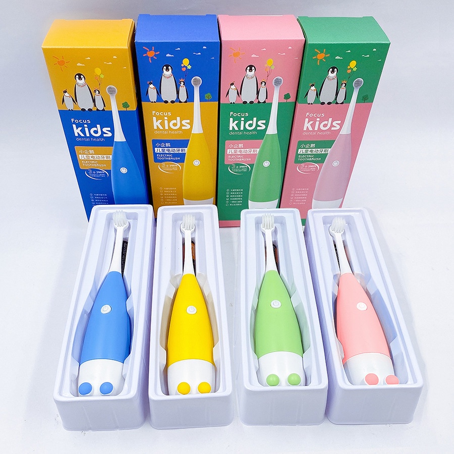 Bàn chải điện dùng pin cho bé nội địa Nhật Bộ Bàn Chải Đánh Răng Tự Động
