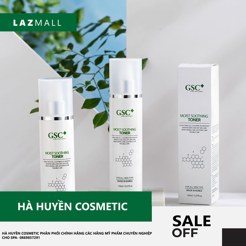 Xịt Khoáng Hoa Hồng GSC Moist Soothing Toner