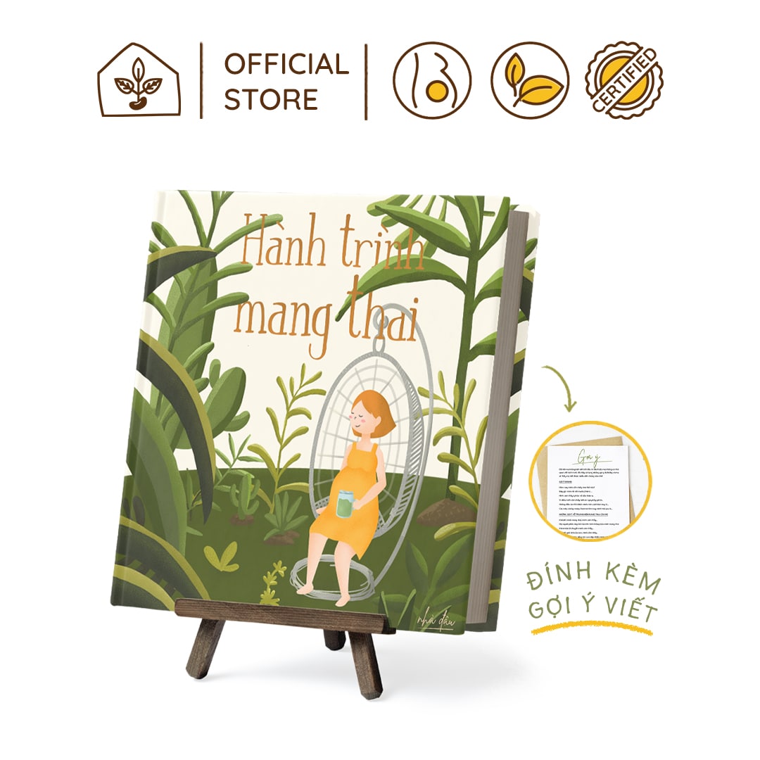 Sổ nhật ký hành trình mang thai độc đáo cho mẹ bầu