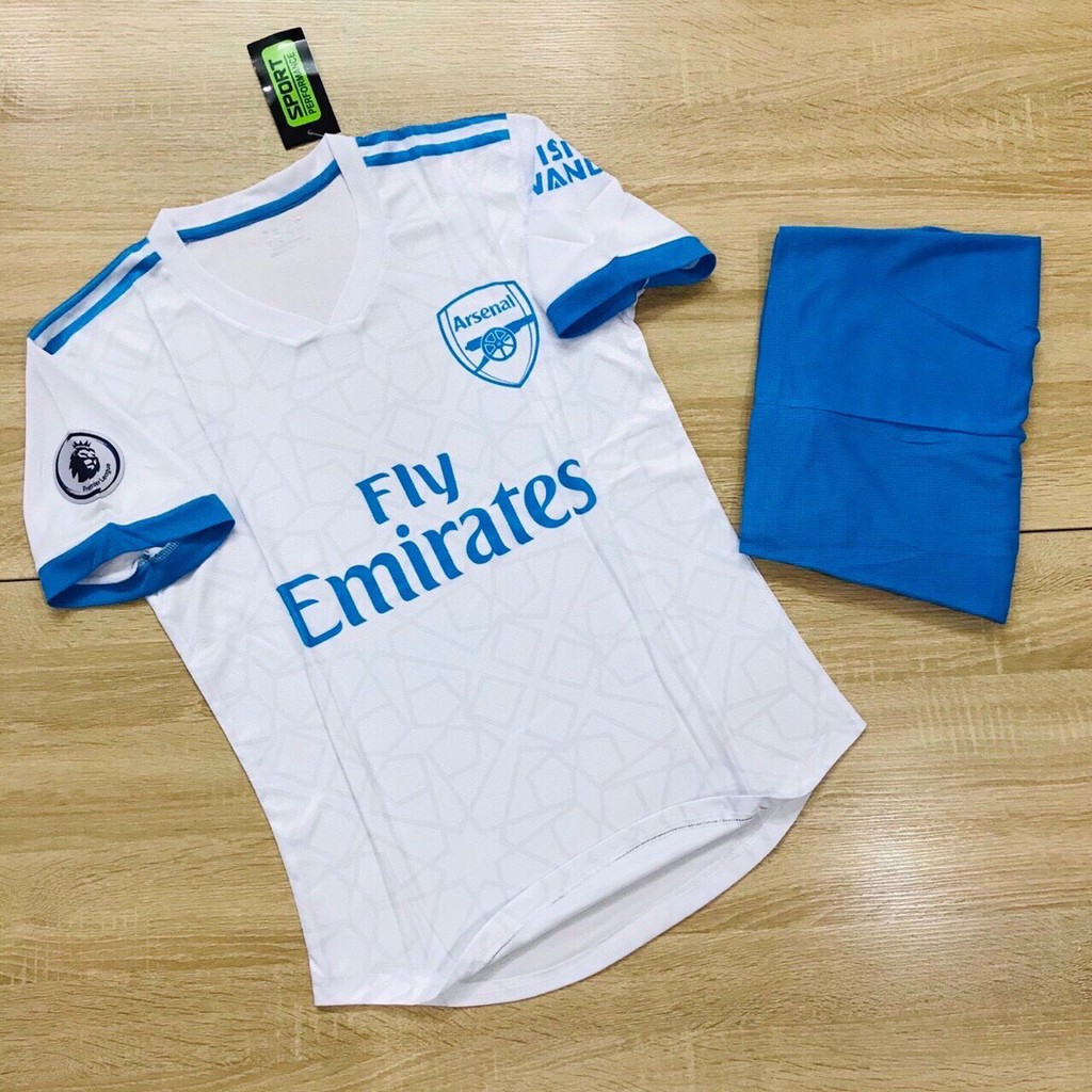 Bộ quần áo đá bóng đội Arsenal các màu vải thun Thái