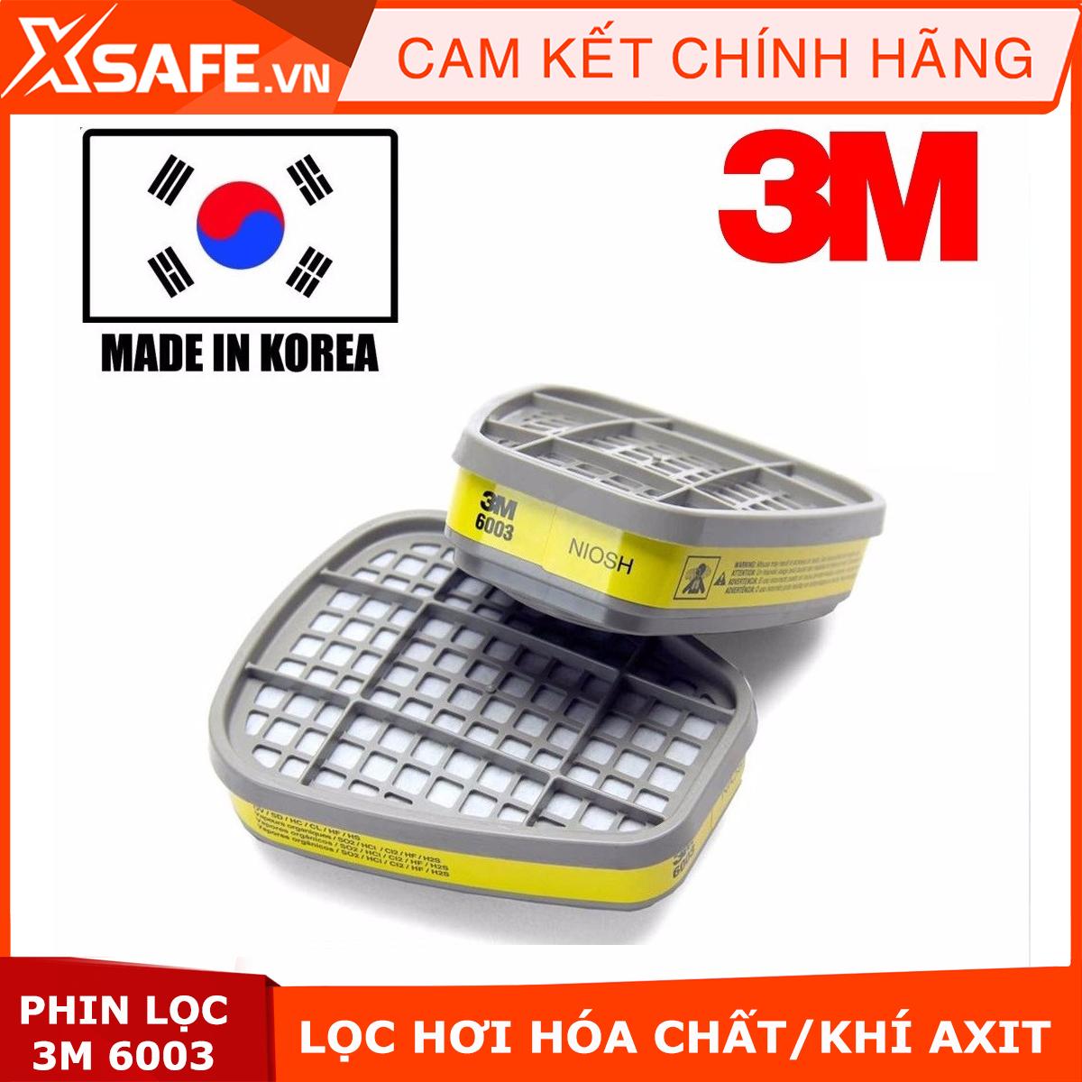 Phin lọc 3m 6003 lọc hơi hữu cơ/khí axit