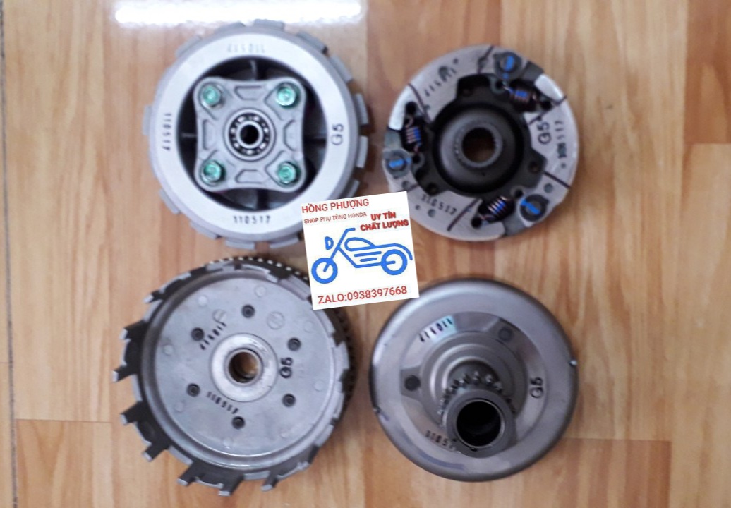 Bộ nồi cho xe dream thái đời 7 số...zin thái=honda
