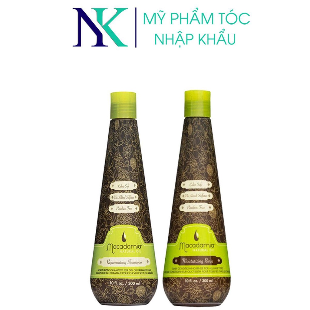 Dầu gội xã macadamia trẻ hóa phục hồi tóc hư tổn