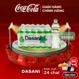 [SIÊU SALE ] Lốc 24 Chai Nước Suối Dasani 350ml/Chai Sale 25.06 Coca-Cola Chính Hãng_LD