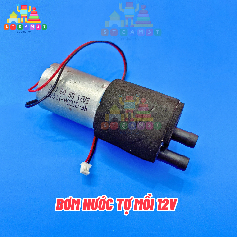 [HCM]Bơm nước mini tự mồi 12V cho bình pha trà 1.2 lít phút 4W - LK0243