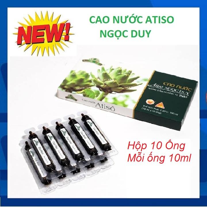 Cao nước atiso Ngọc Duy (loại có đường) - Hộp 10 ống