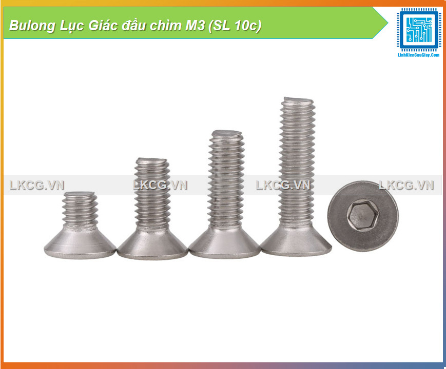 Bulong Lục Giác đầu chìm M3