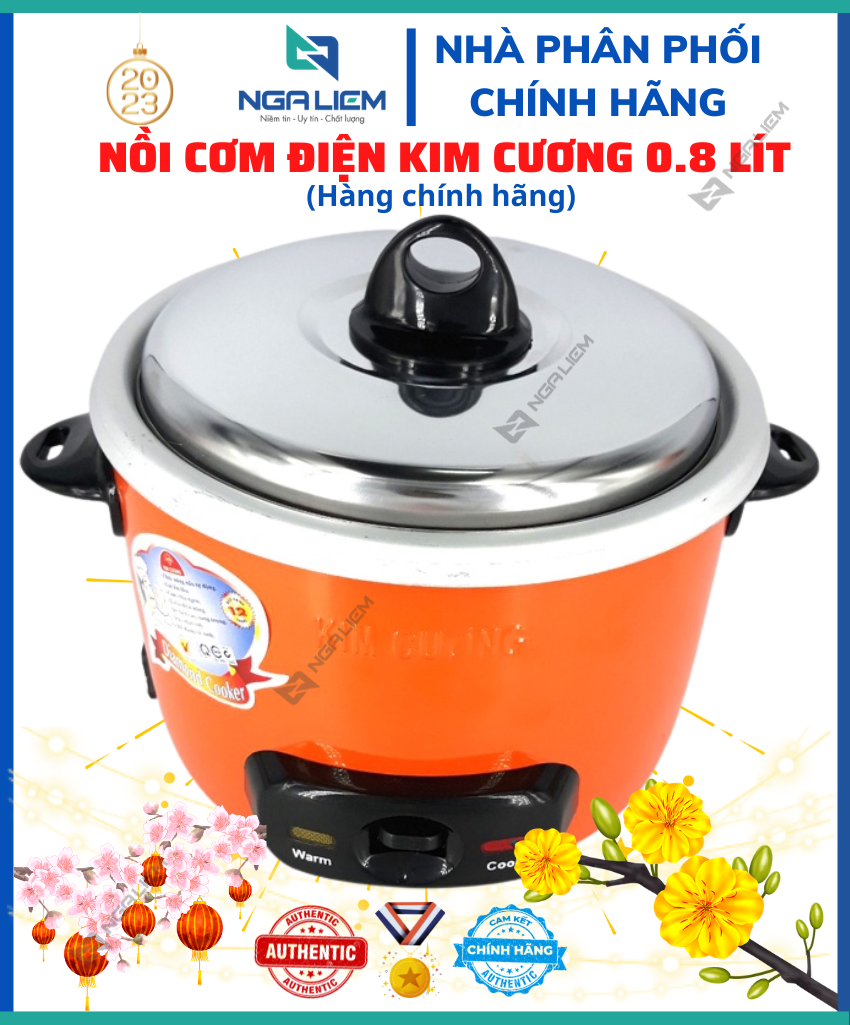 Nồi cơm điện 0.8 lít kim cương