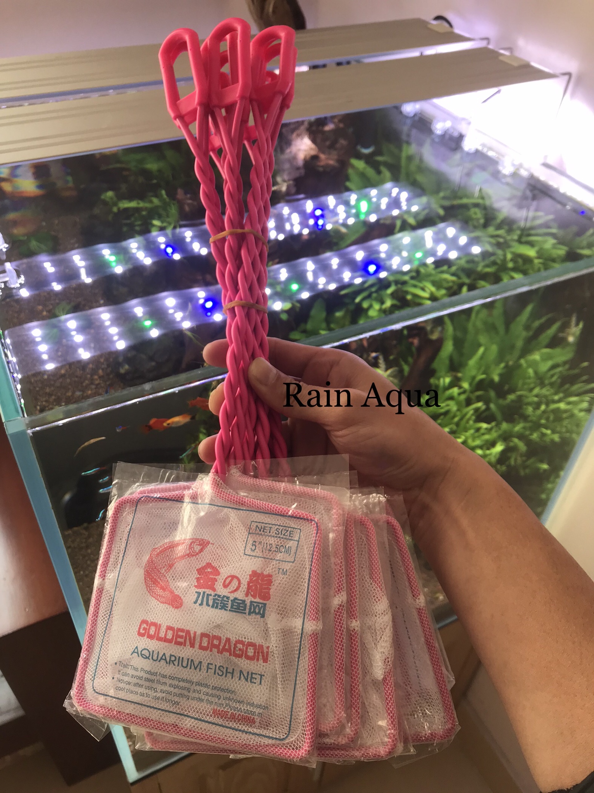 Vợt bắt cá cán xoắn size 12.5cm